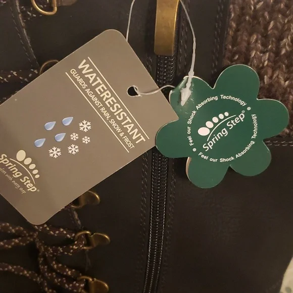 NWT Black winter boots sz 10 (W) - Picture 5 of 6